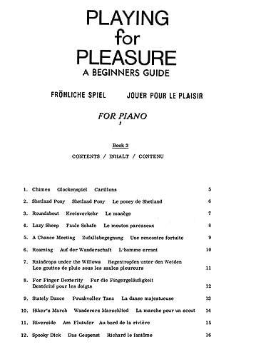Playing For Pleasure 3 Grade 1